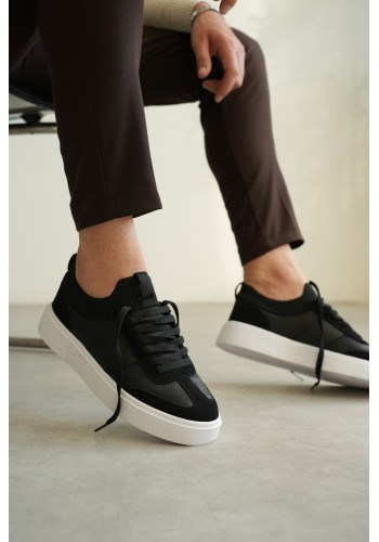 KB-010 Kuback Siyah Cilt Günlük Erkek Ayakkabı