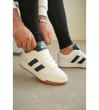 KB-013 Kuback Beyaz-Petrol Günlük Erkek Ayakkabı KB-013 Kuback Beyaz-Petrol Günlük Erkek Ayakkabı