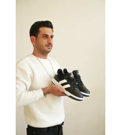 KB-013 Kuback Siyah Beyaz Günlük Erkek Ayakkabı KB-013 Kuback Siyah Beyaz Günlük Erkek Ayakkabı