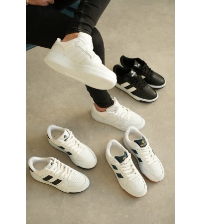 KB-013 Kuback Beyaz Cilt Günlük Erkek Ayakkabı 