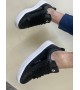 KB-015 Kuback Siyah Cilt Günlük Erkek Ayakkabı 