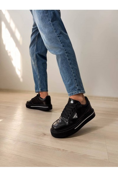 KB-04 Kuback Kömür Cilt Günlük Erkek Ayakkabı 
