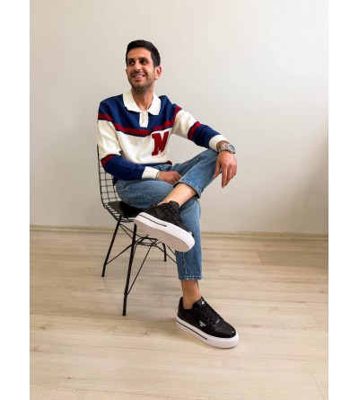 KB-04 Kuback Siyah Cilt Günlük Erkek Ayakkabı 