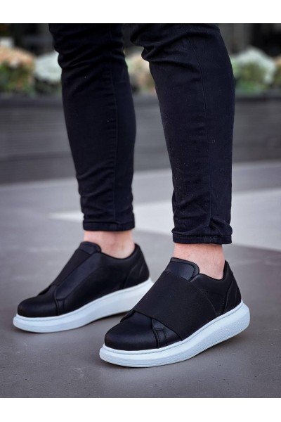 KB-040 Kuback Siyah Cilt Lastikli Günlük Erkek Ayakkabı KB-040 Kuback Siyah Cilt Lastikli Günlük Erkek Ayakkabı