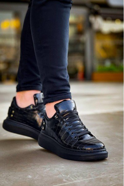 KB047 Kuback Kömür Crocodile Günlük Erkek Ayakkabı KB047 Kuback Kömür Crocodile Günlük Erkek Ayakkabı