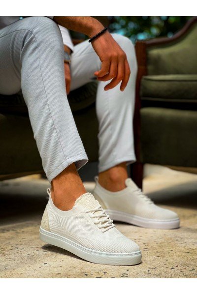 KB-101 Kuback Beyaz Triko Bağcıklı Günlük Erkek Ayakkabı KB-101 Kuback Beyaz Triko Bağcıklı Günlük Erkek Ayakkabı