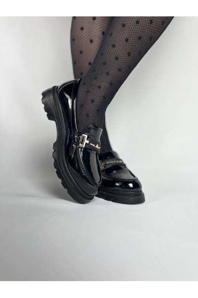 KB-ZN103 Kuback Kömür Rugan Günlük Kadın Babet