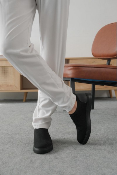KB-106 Kuback Kömür Triko Günlük Erkek Ayakkabı 