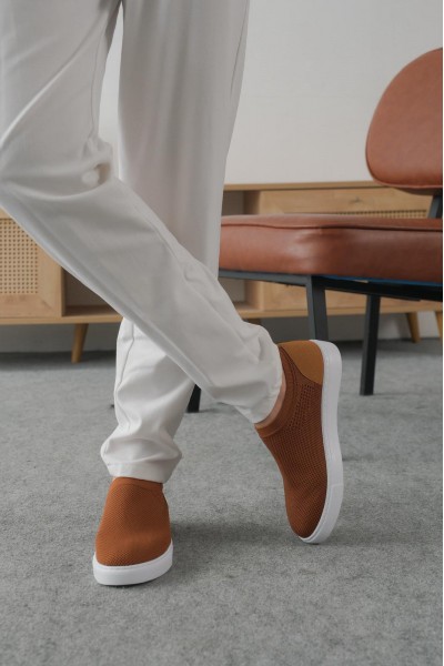 KB-106 Kuback Taba Triko Günlük Erkek Ayakkabı 