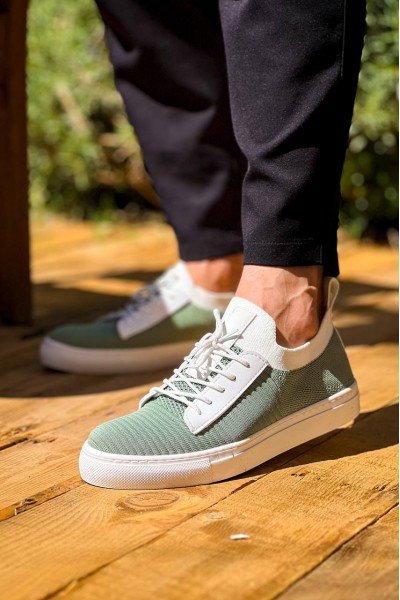 KB-110 Kuback Yeşil Triko Yüksek Taban Bağcıklı Günlük Erkek Ayakkabı KB-110 Kuback Yeşil Triko Yüksek Taban Bağcıklı Günlük Erkek Ayakkabı