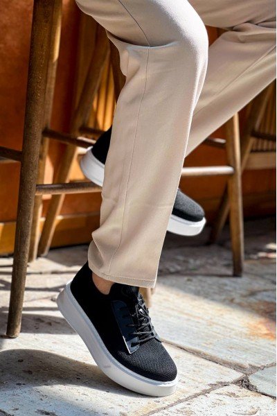 KB-116 Kuback Siyah Triko Bağcıklı Günlük Erkek Ayakkabı KB-116 Kuback Siyah Triko Bağcıklı Günlük Erkek Ayakkabı