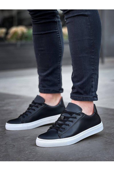 KB-122 Kuback Siyah Cilt Yüksek Taban Bağcıklı Günlük Erkek Ayakkabı KB-122 Kuback Siyah Cilt Yüksek Taban Bağcıklı Günlük Erkek Ayakkabı