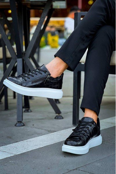 KB-309 Kuback Siyah Fermuar Ve Bağcıklı Günlük Erkek Ayakkabı KB-309 Kuback Siyah Fermuar Ve Bağcıklı Günlük Erkek Ayakkabı