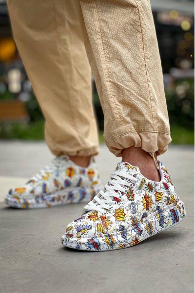 KB-X500 Kuback Beyaz Boom Bağcıklı Günlük Erkek Ayakkabı KB-X500 Kuback Beyaz Boom Bağcıklı Günlük Erkek Ayakkabı