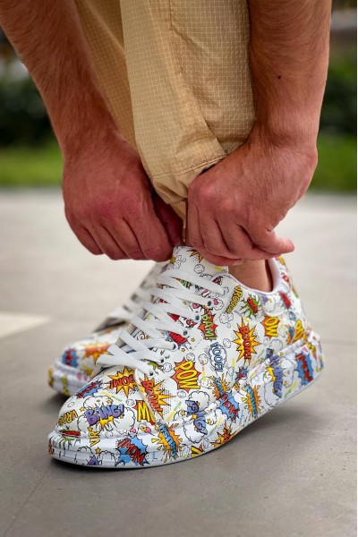 KB-X500 Kuback Beyaz Boom Bağcıklı Günlük Erkek Ayakkabı KB-X500 Kuback Beyaz Boom Bağcıklı Günlük Erkek Ayakkabı