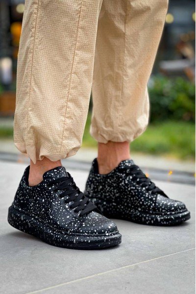 KB-X500 Kuback Siyah Gold Bağcıklı Günlük Erkek Ayakkabı KB-X500 Kuback Siyah Gold Bağcıklı Günlük Erkek Ayakkabı