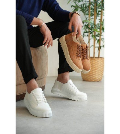 KB-X516 Kuback Beyaz Cilt Günlük Erkek Ayakkabı KB-X516 Kuback Beyaz Cilt Günlük Erkek Ayakkabı