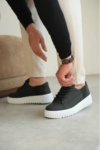 KB-X516 Kuback Siyah Cilt Günlük Erkek Ayakkabı KB-X516 Kuback Siyah Cilt Günlük Erkek Ayakkabı