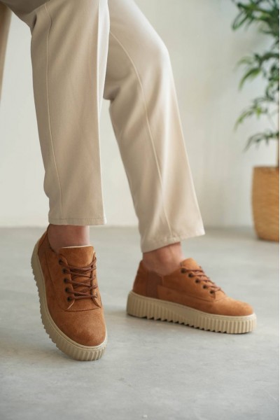 KB-X516 Kuback Taba Süet Günlük Erkek Ayakkabı