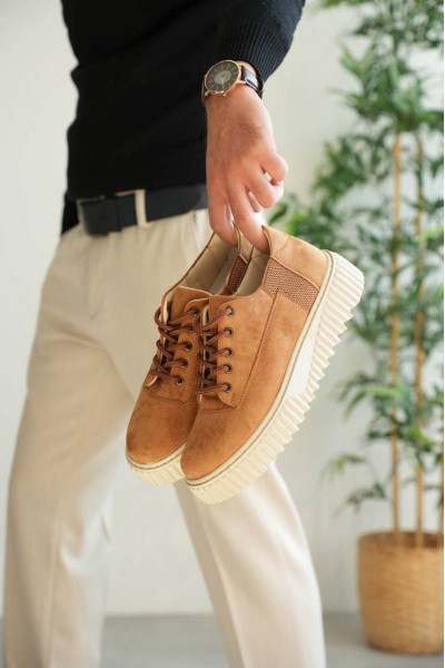 KB-X516 Kuback Taba Süet Günlük Erkek Ayakkabı