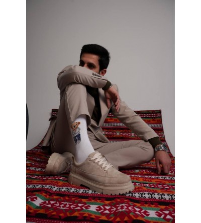 KB-702 Kuback Bej Süet Günlük Erkek Ayakkabı