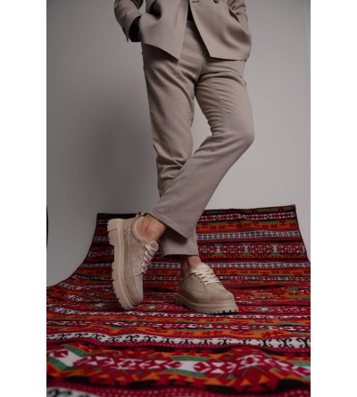 KB-702 Kuback Bej Süet Günlük Erkek Ayakkabı
