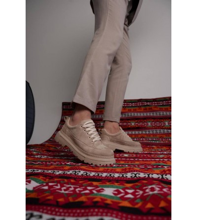 KB-702 Kuback Bej Süet Günlük Erkek Ayakkabı