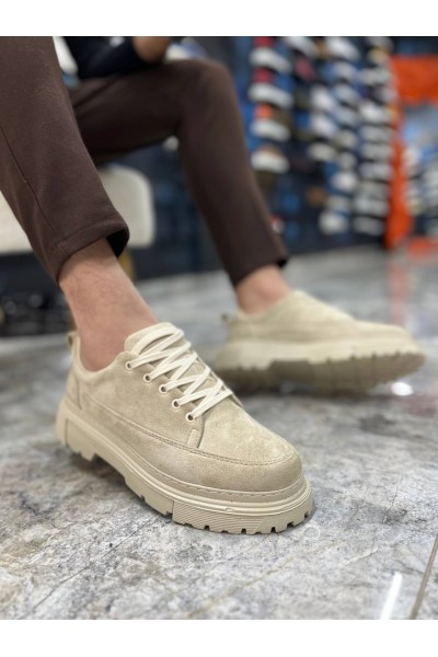 KB-702 Kuback Bej Süet Günlük Erkek Ayakkabı