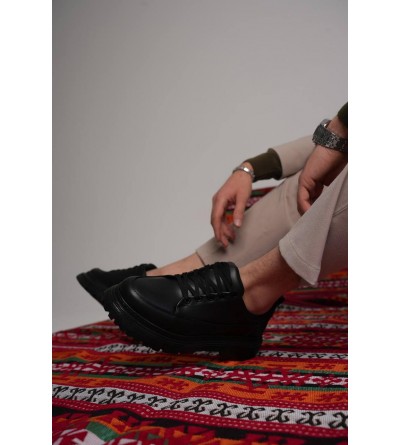 KB-702 Kuback Kömür Cilt Günlük Erkek Ayakkabı