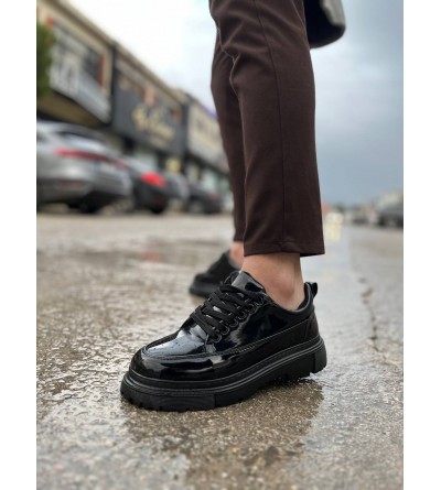 KB-702 Kuback Kömür Rugan Günlük Erkek Ayakkabı