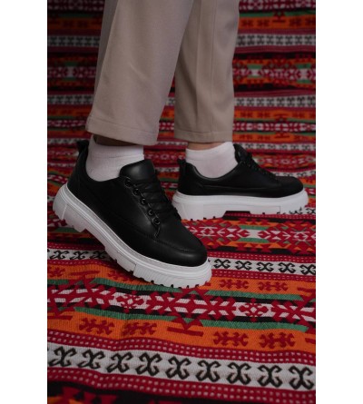 KB-702 Kuback Siyah Cilt Günlük Erkek Ayakkabı