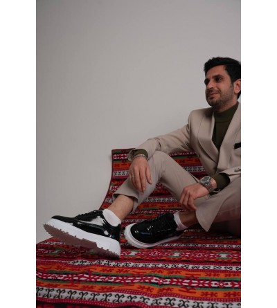 KB-702 Kuback Siyah Rugan Günlük Erkek Ayakkabı