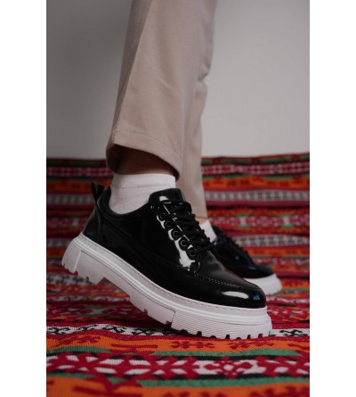 KB-702 Kuback Siyah Rugan Günlük Erkek Ayakkabı