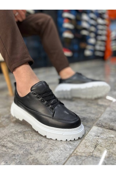 KB-702 Kuback Siyah Cilt Günlük Erkek Ayakkabı