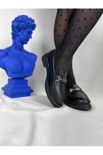 KB-802 Kuback Kömür Cilt Günlük Kadın Babet