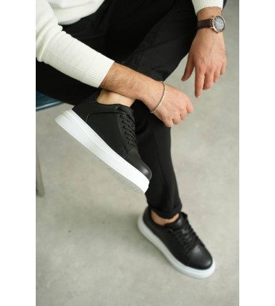 KB-B2 Kuback Siyah Cilt Günlük Erkek Ayakkabı