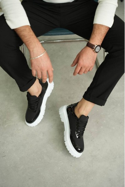 KB-X201 Kuback Siyah Rugan Paraşüt Günlük Erkek Ayakkabı KB-X201 Kuback Siyah Rugan Paraşüt Günlük Erkek Ayakkabı