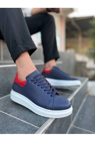 KB-DX3 Kuback Lacivert Deri Günlük Erkek Ayakkabı