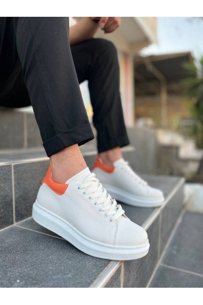 KB-DX3 Kuback Beyaz Deri Günlük Erkek Ayakkabı