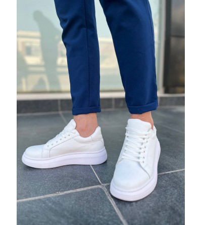 KB-DX46 Kuback Beyaz Deri Günlük Erkek Ayakkabı