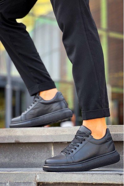 KB-DX46 Kuback Kömür Deri  Günlük Erkek Ayakkabı