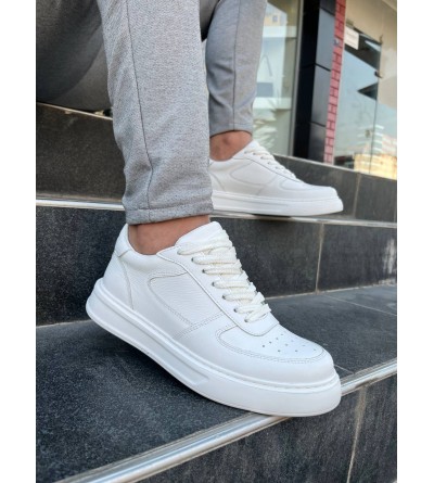 KB-DX8 Kuback Beyaz Deri Günlük Erkek Ayakkabı