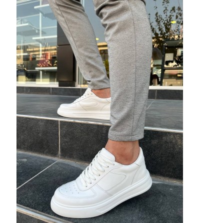 KB-DX8 Kuback Beyaz Deri Günlük Erkek Ayakkabı