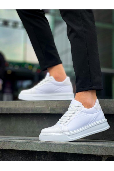 KB-X46 Kuback Beyaz Rugan Yüksek Beyaz Taban Günlük Spor Ayakkabı KB-X46 Kuback Beyaz Rugan Yüksek Beyaz Taban Günlük Spor Ayakkabı