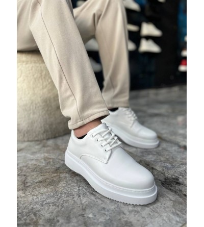 KB-X16 Kuback Beyaz Cilt Günlük Erkek Ayakkabı