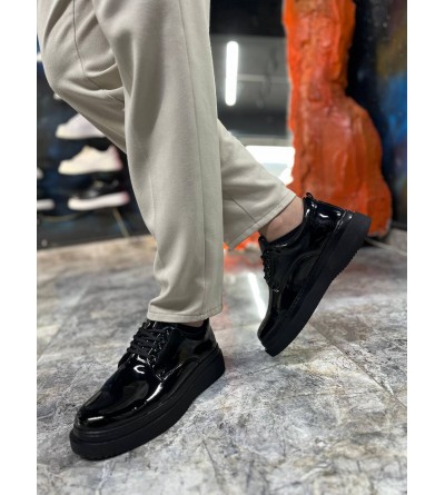 KB-X16 Kuback Kömür Rugan Günlük Erkek Ayakkabı