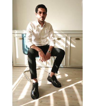 KB-X16 Kuback Kömür Rugan Günlük Erkek Ayakkabı KB-X16 Kuback Kömür Rugan Günlük Erkek Ayakkabı