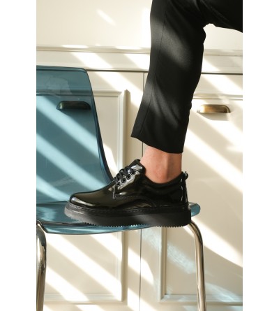 KB-X16 Kuback Kömür Rugan Günlük Erkek Ayakkabı KB-X16 Kuback Kömür Rugan Günlük Erkek Ayakkabı