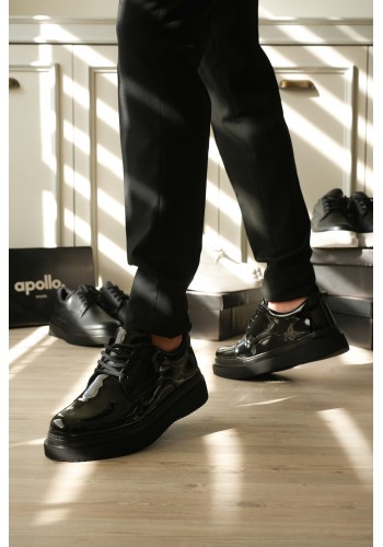 KB-X16 Kuback Kömür Rugan Günlük Erkek Ayakkabı