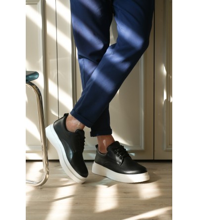 KB-X16 Kuback Siyah Cilt Günlük Erkek Ayakkabı KB-X16 Kuback Siyah Cilt Günlük Erkek Ayakkabı